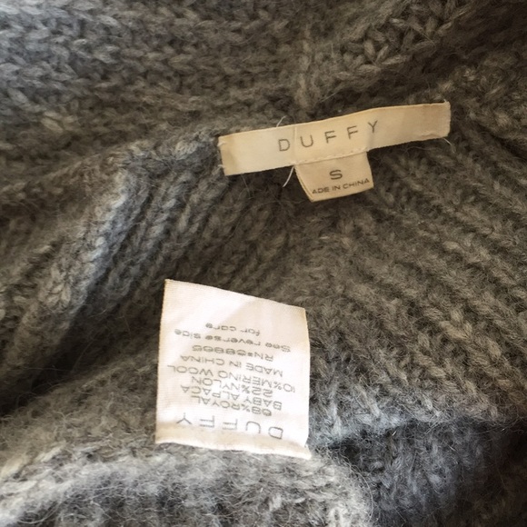 Duffy gray open front Sweater - Picture 7 of 8
